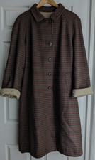 Vintage Reversible Brown Tweed