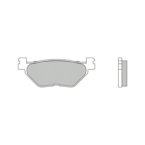 Rear brake pads - , pair