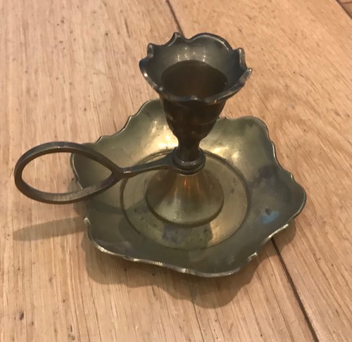 Vintage small brass scalloped - vintage,