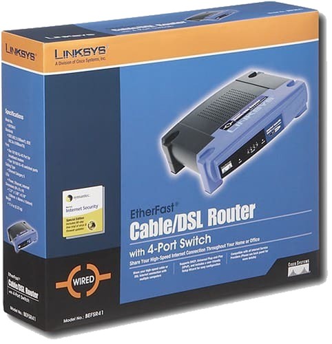 Linksys etherfast cable dsl - linksys,