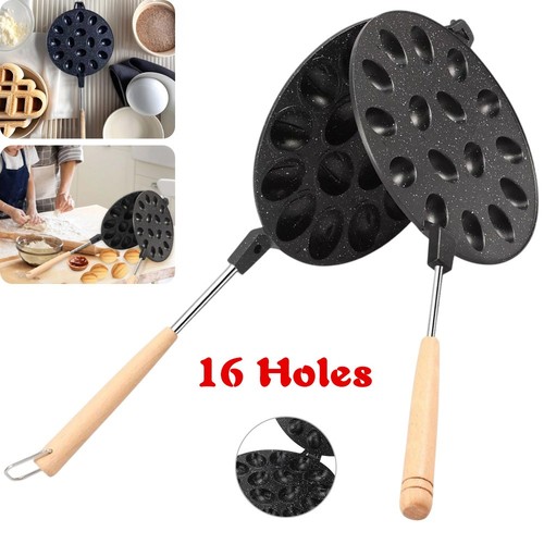Walnut cookie mold nonstick - walnut,
