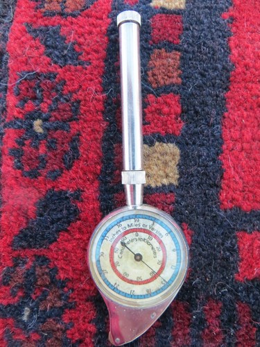 Vintage map measure - map,