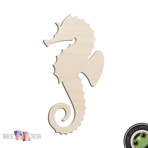 Seahorse cut out unfinished - out,
