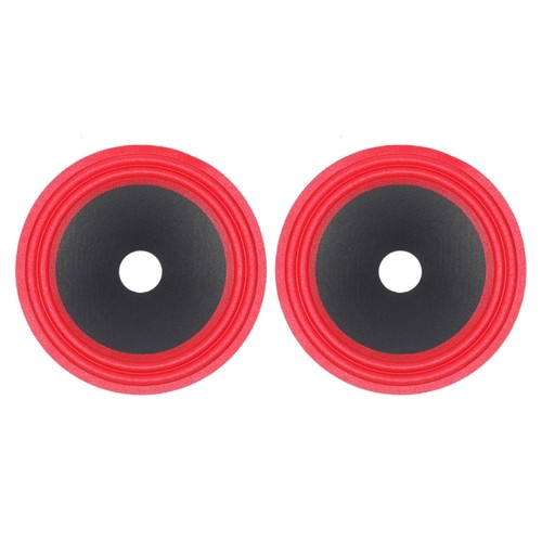 Red surround speaker cones - red,