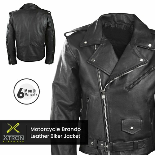Mens black classic motorcycle - mens,