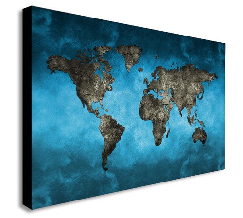 World map modern - map,