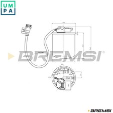 FUEL FILTER FE0383 FOR ISDERA MERCEDES-BENZ M-CLASS VITO/Bus/MIXTO/Van 190 SL