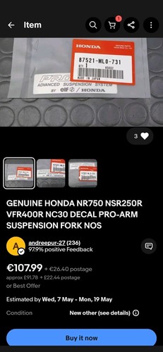 Last few honda vfr400 nc30 - few*,