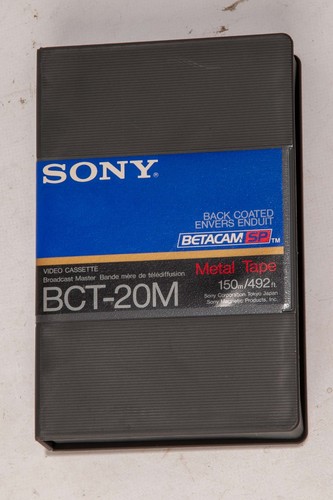 Sony betacam metal - sp, tape