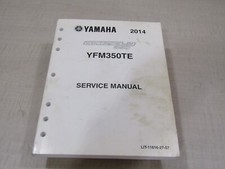 OEM YAMAHA FACTORY SERVICE MANUAL 2014 YFM350TE GRIZZLY 350 LIT-11616-27-57