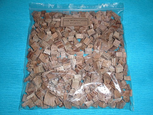 Oak wood chips - wood, food