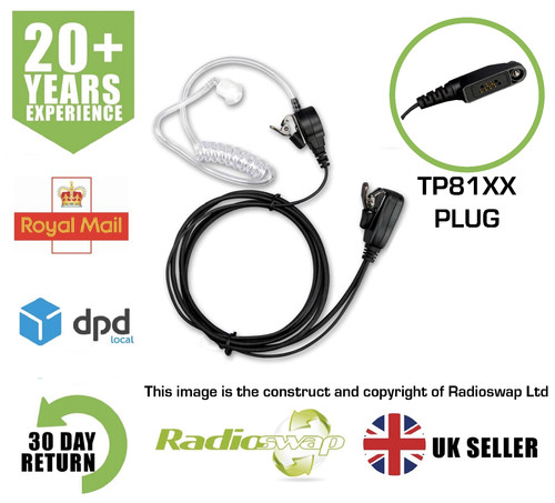 Covert earpiece with mic ptt - covert,