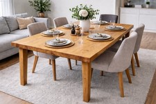 NEW Solid Oak Dining Table –
