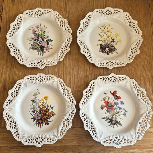 Set royal creamware the - 4,