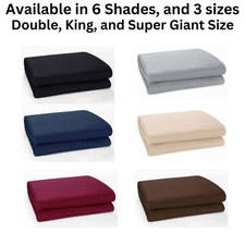 Large Woven Throws for Sofa Couch Settee Bed Throw 3 Sizes + Giant Jumbo Size