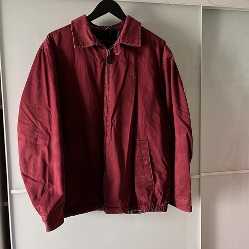 Women gant jacket - burgundy, xl