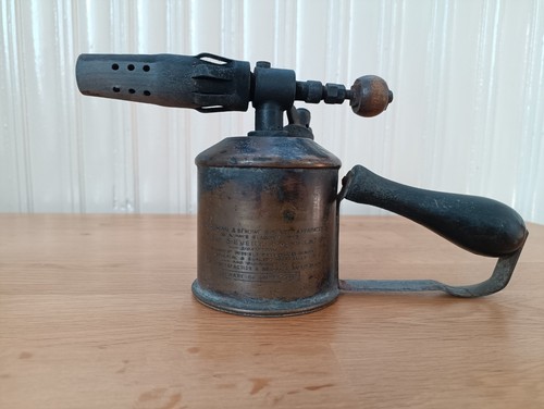 Antique swedish blow torch - antique,