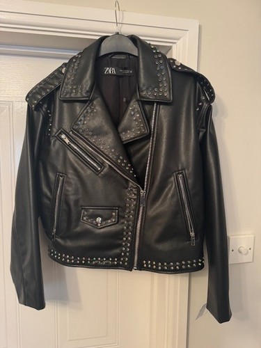 Zara nwot black faux - black,