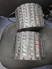 A Pair of QTX Derby 9 DMX LED