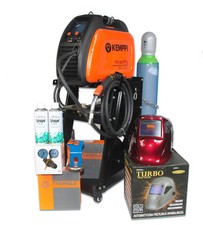 KEMPPI MinarcMig 220 Set de soudure 220A bouteille ADAPTIV MIG semi-automatique