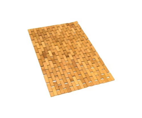 Bamboo bath mat - bath, shower