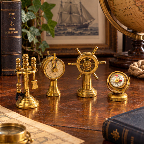 Vintage brass nautical - brass,