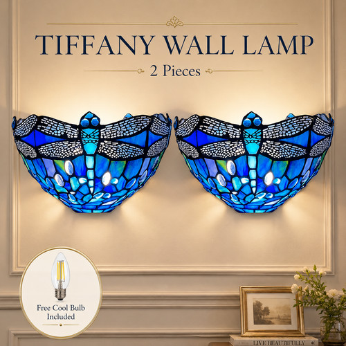 Pair tiffany inch wall - tiffany, 12