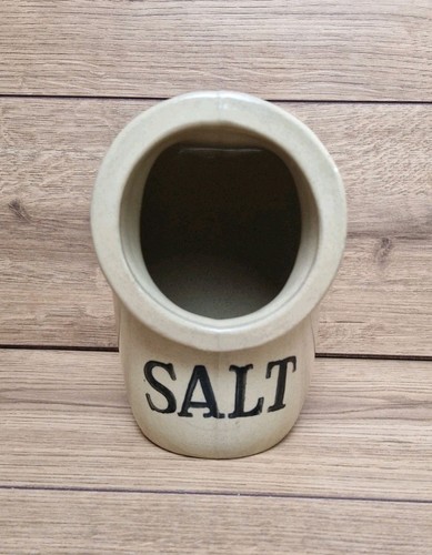 Vintage moira stoneware salt - vintage,