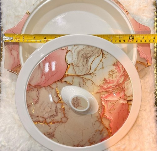 16pc melamine dinner - melamine, pink