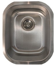 Stainless Steel Single Bowl Undermount Kitchen/Bar Sink 18 Gauge