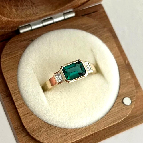 2ct emerald green diamond - 2ct,