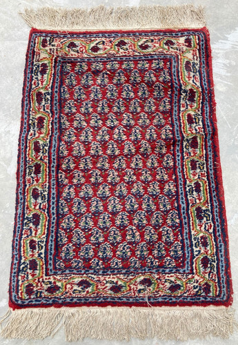 Vintage hand knotted oriental - vintage, hand-knotted