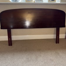Mahogany Antique Headboard Single Beautiful Curved Profile