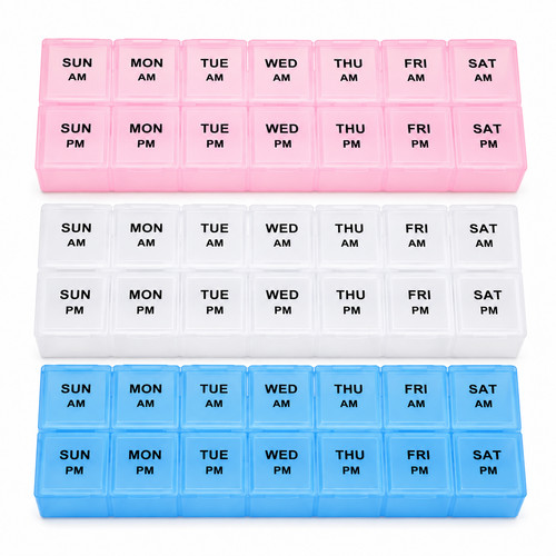 Weekly pill organiser - weekly, day