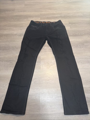 Rock revival jean men black - jean, 32
