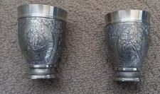 Two vintage (1985) German zinn