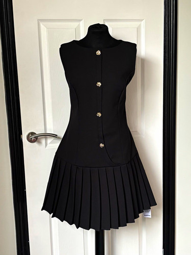 Boohoo black drop waist - drop,
