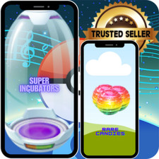 POGO - Super Incubators and/or Rare Candies Rewards (See Description)