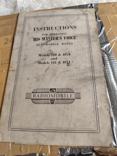 Hmv smiths radiomobile 100 - hmv,