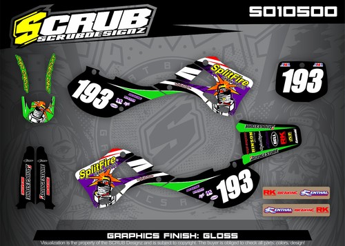 Graphics kx125 kx250 1999 - 1999, 2000