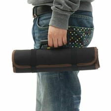 14 Pockets Chef Knife Bag Roll Bag Carry Case Bag Kitchen Portable Storage  E4M6