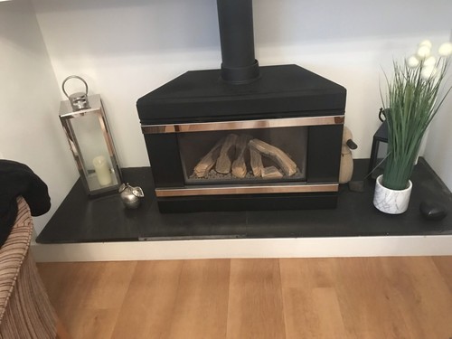 Gas fire bench freestanding - gas,