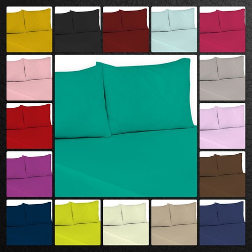 Flat sheets polycotton plain - flat,