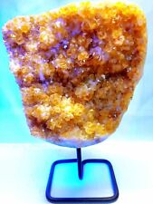citrine crystal geode