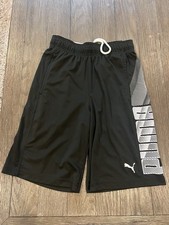 Mens Puma  Shorts Black White