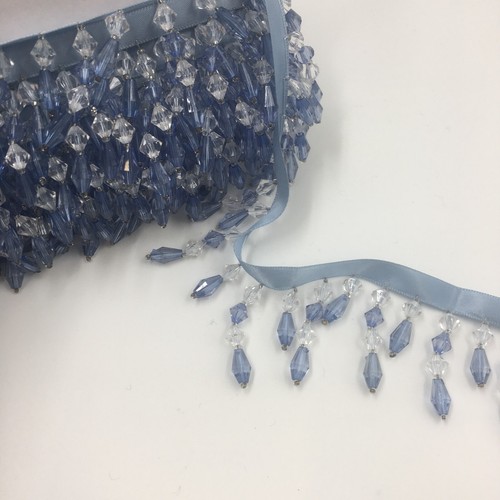 Blue acrylic beads soft - acrylic,