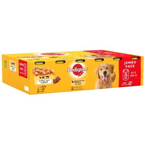 Pedigree dog tins - pedigree, mixed