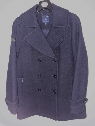 Superdry navy double breasted - ,