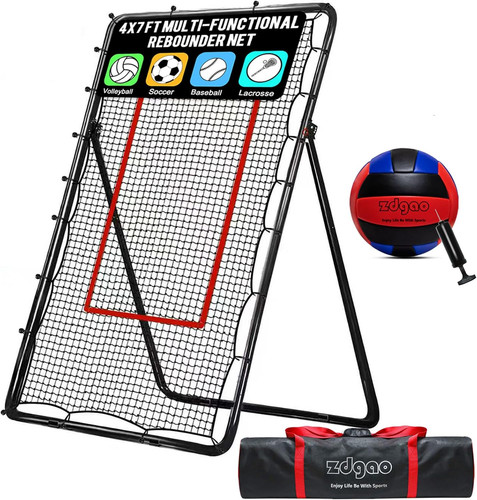 Adjustable 4x7ft volleyball - 4x7ft,