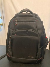Samsonite Laptop Backpack Black Nylon Computer/ Tablet Multi Pocket Travel
